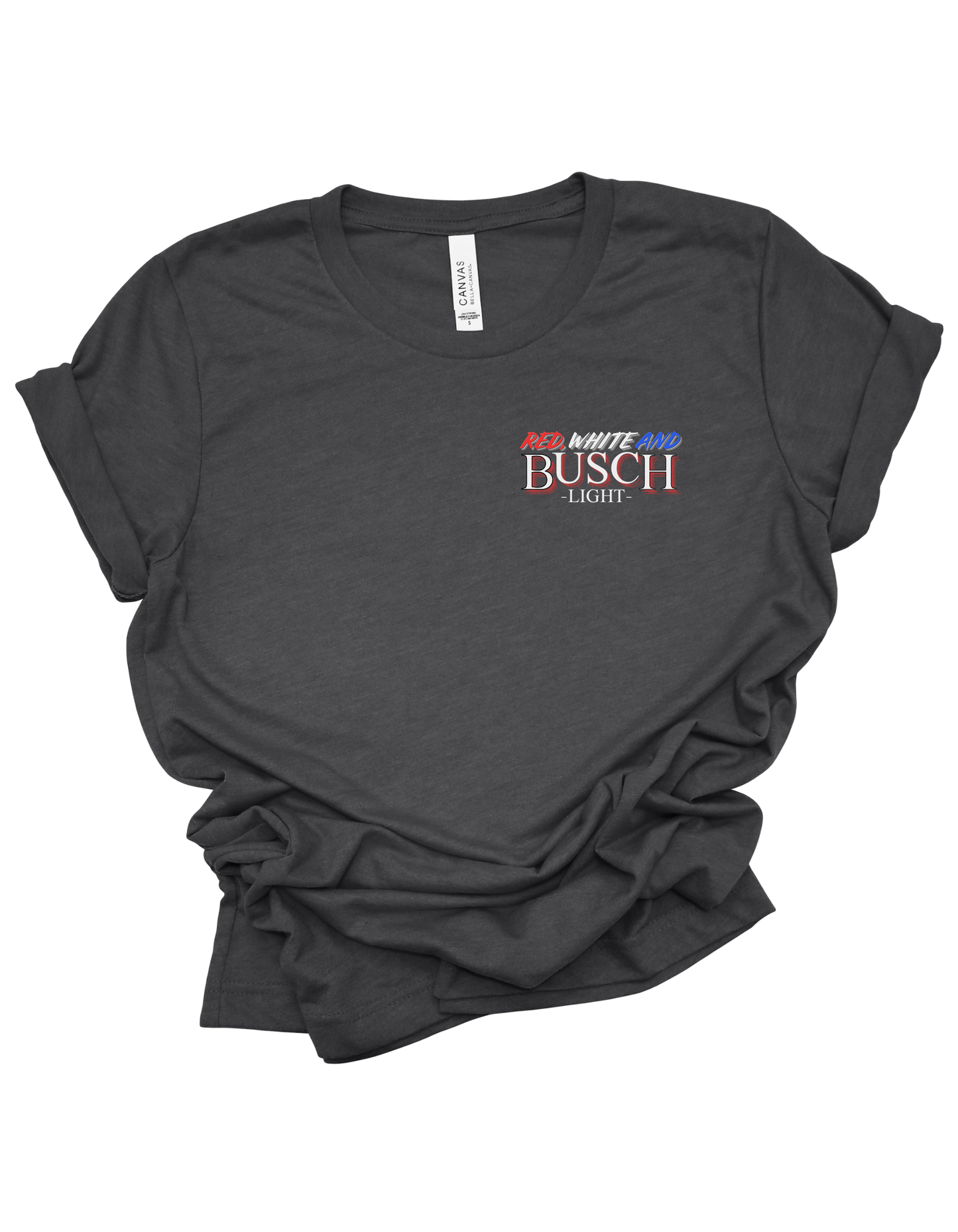 Red, White And Busch Light Tshirt
