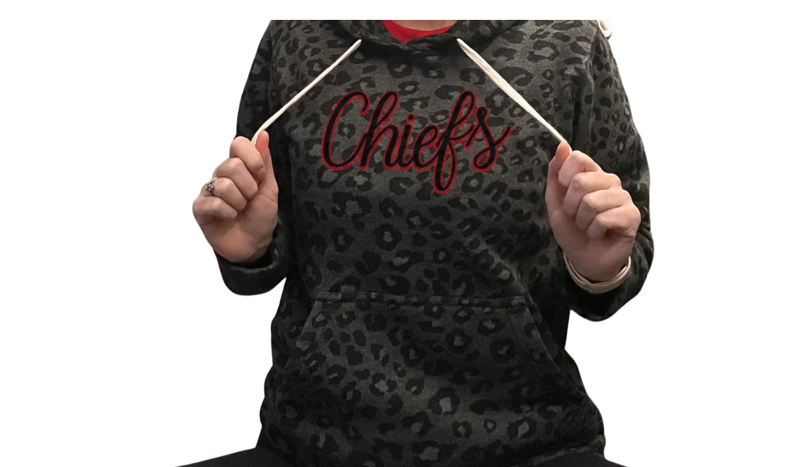 Leopard Print Chiefs Hoodie