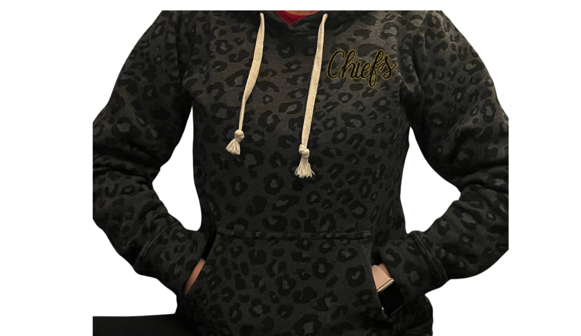 Leopard Print Chiefs Hoodie