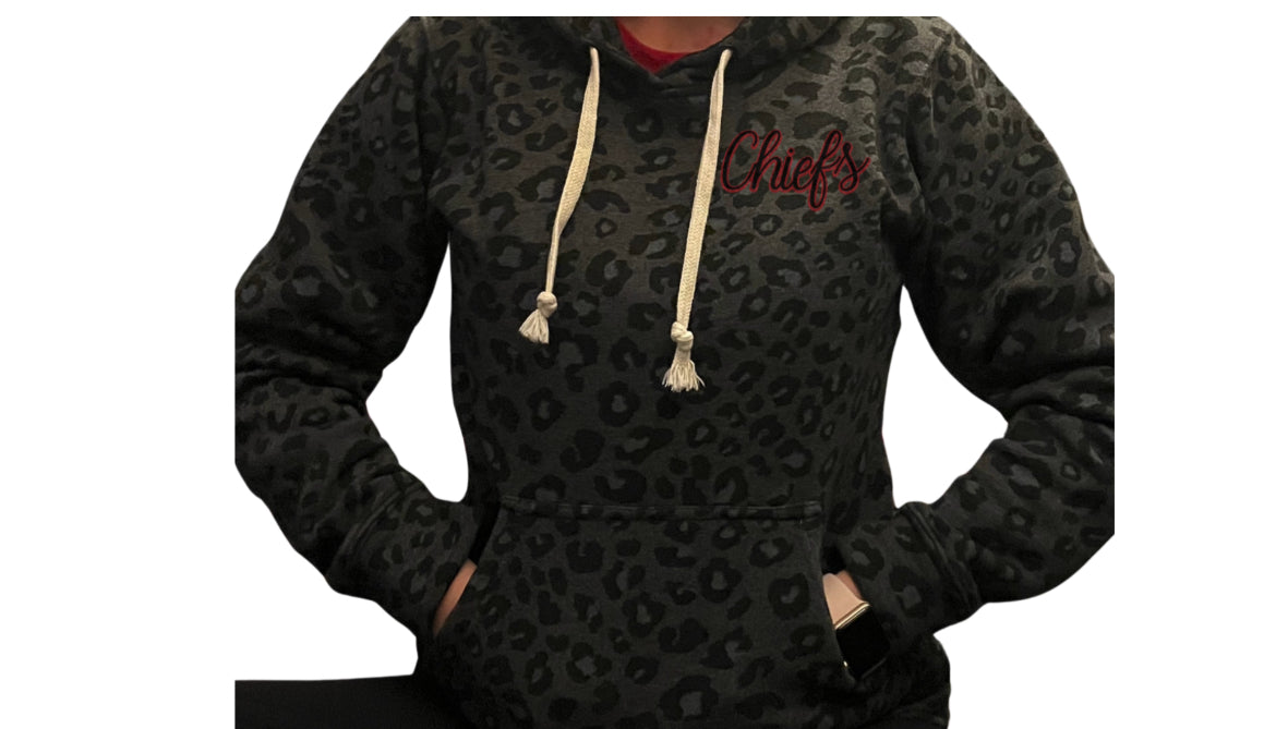 Leopard Print Chiefs Hoodie