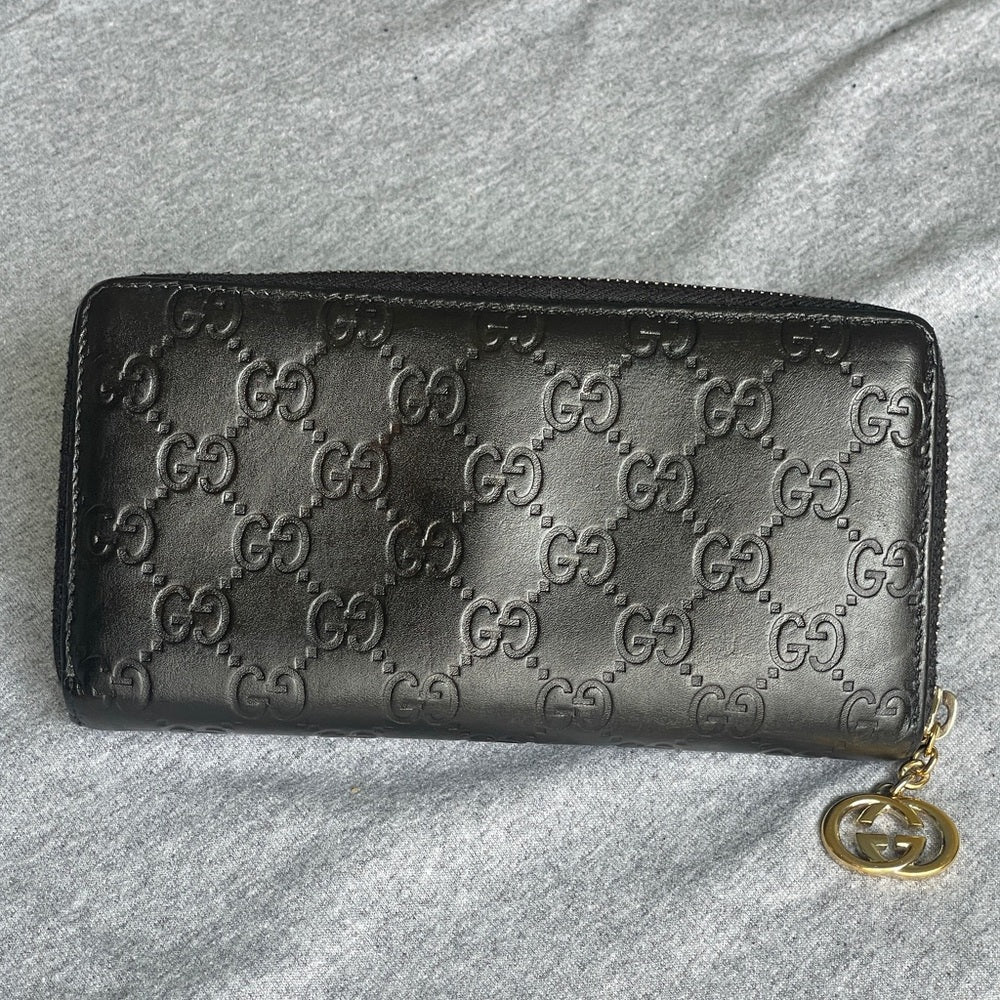 DEEP PURPLE GUCCI ICON GUCCI SIGNATURE WALLET