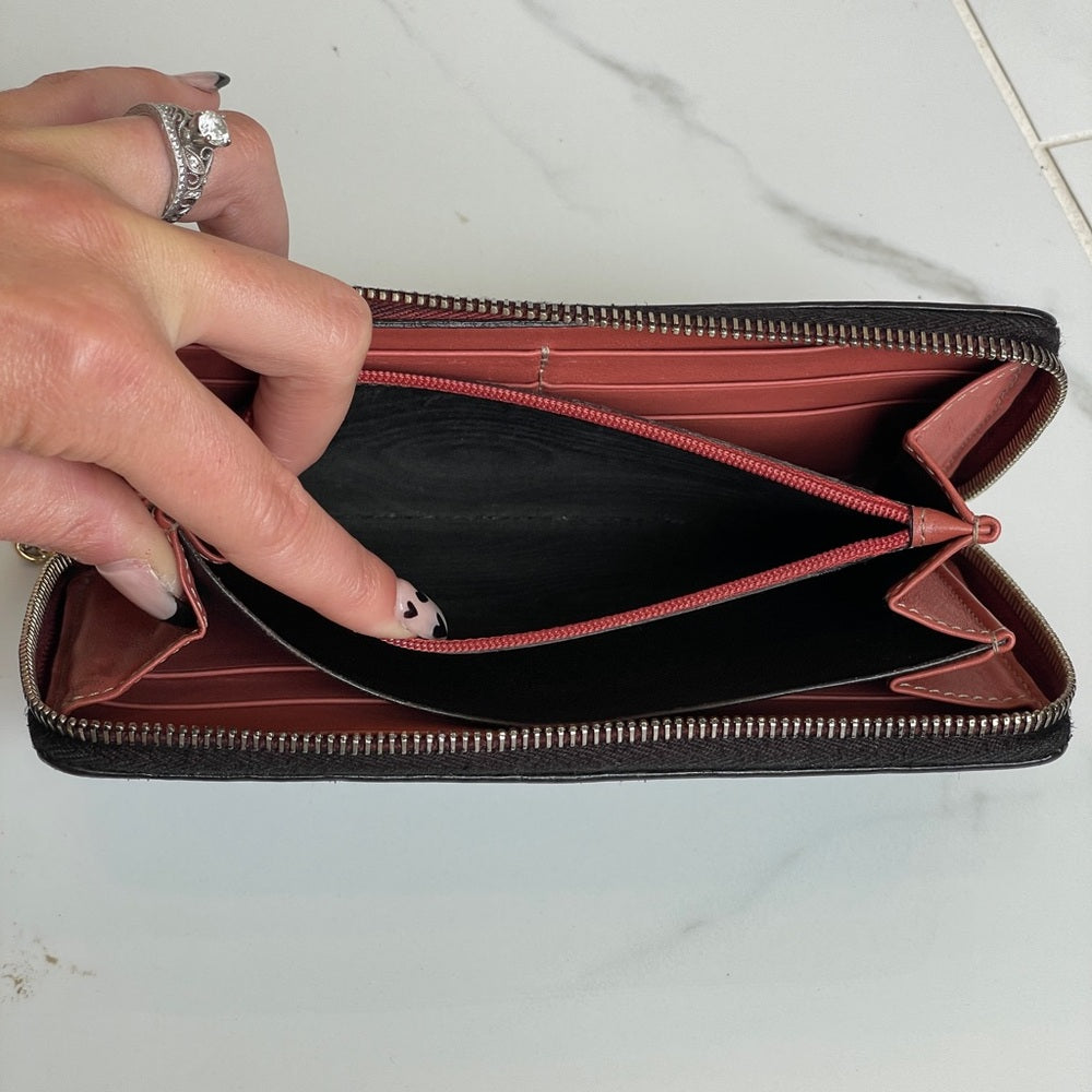 DEEP PURPLE GUCCI ICON GUCCI SIGNATURE WALLET