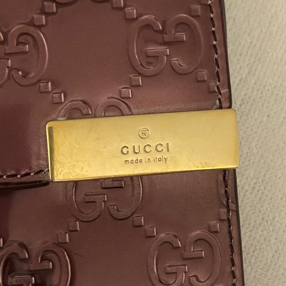 Vinyl Gucci Long Wallet